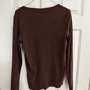 Brown LaCoste top